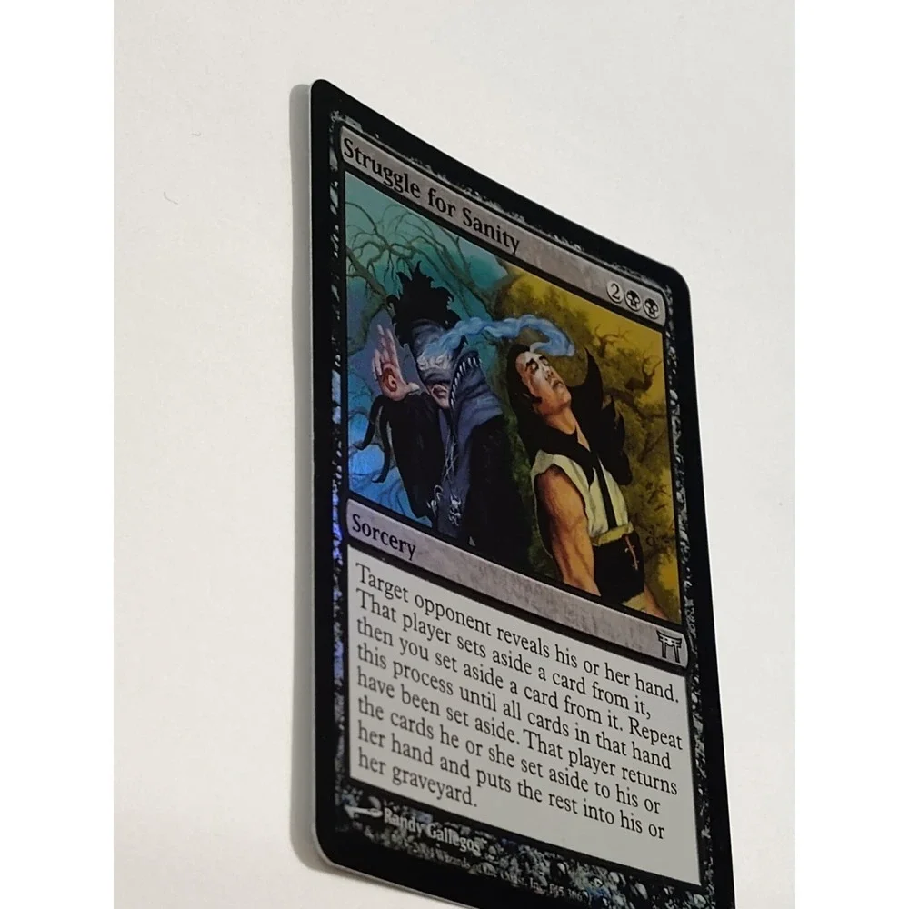 Unique MTG Struggle for Sanity FOIL Champions of Kamigawa‎ Swamps SEE PICS📸